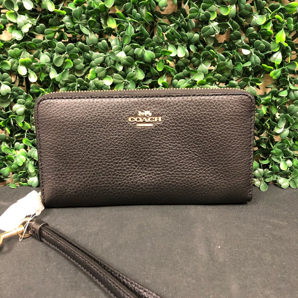 Coach Long Zip Around Wallet
